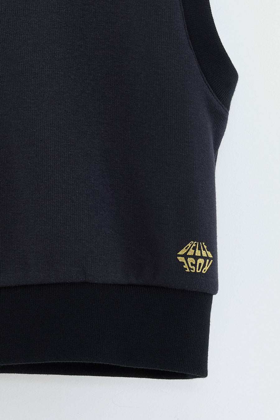 Pull sans manches marine Jasmy fille Bellerose H25