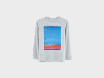 Tee-shirt à manches longes gris kellos garçon Bellerose H25