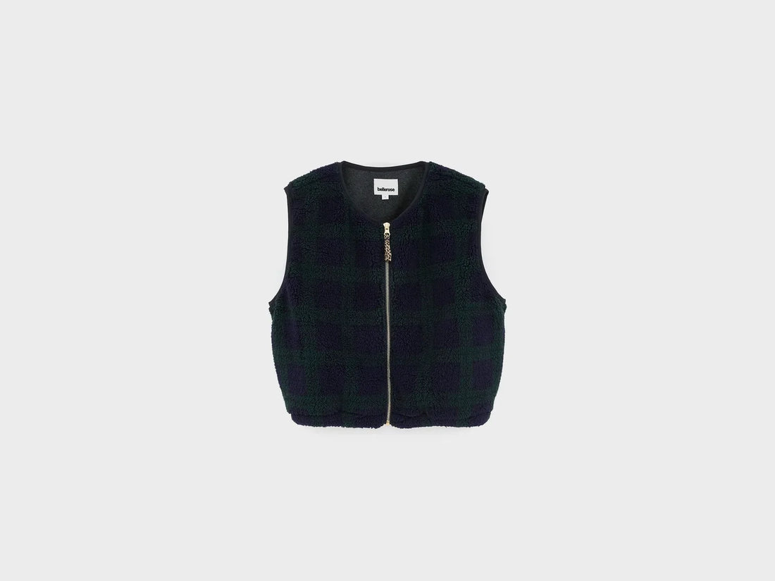 Veste sans manches à carreaux Jalas fille Bellerose H26