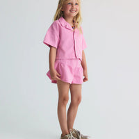 Short façon jupe Bellis rose fille The New Society E26