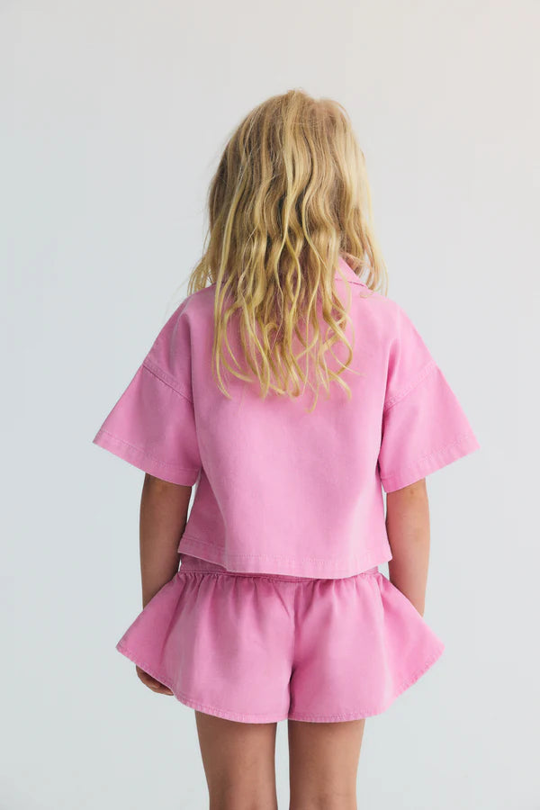 Short façon jupe Bellis rose fille The New Society E26