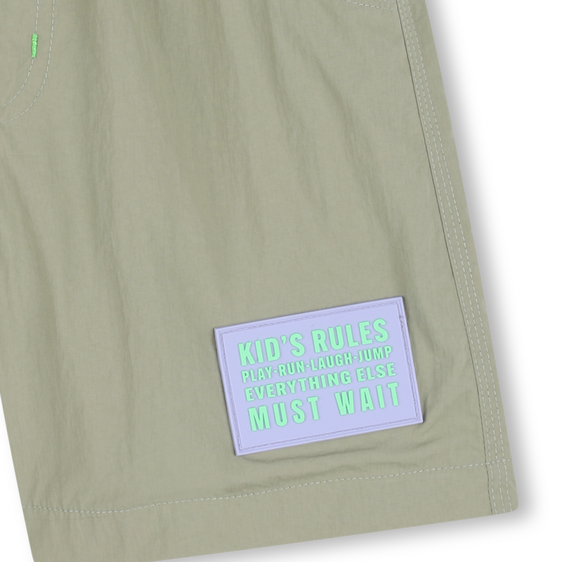 Short de bain kaki garçon Billieblush E26