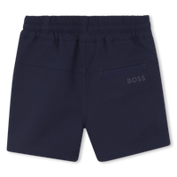 Bermuda en molleton bleu garçon Boss E26