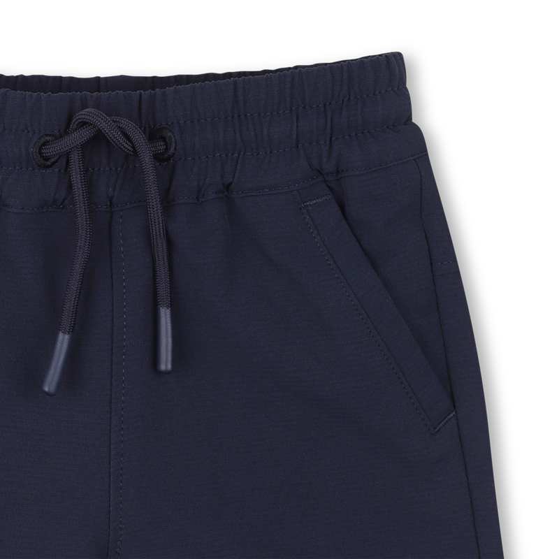 Bermuda en molleton bleu garçon Boss E26