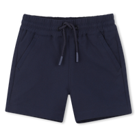 Bermuda en molleton bleu garçon Boss E26