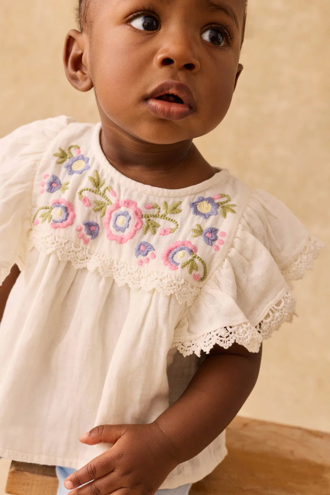 Blouse malya off white fille Louise Misha 