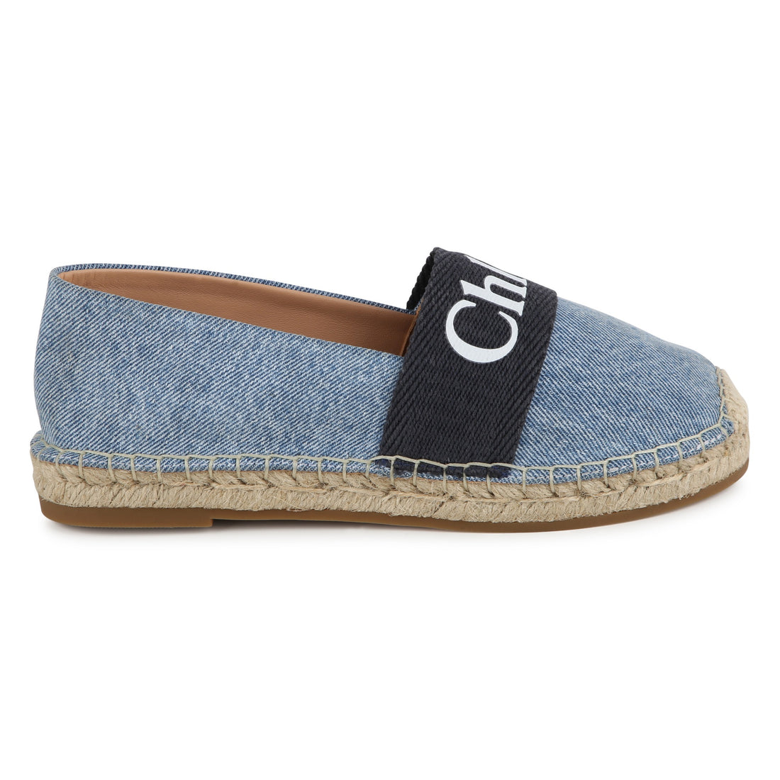 Espadrilles siglées en Jean's fille - Chloé E24