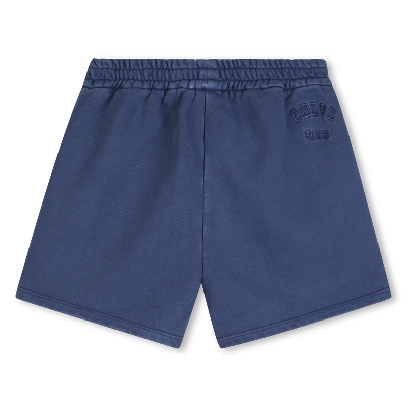 Short en molleton bleu fille Chloé E26
