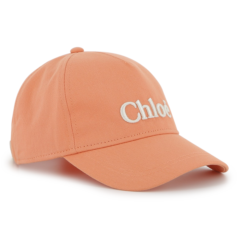 Casquette Chloé pêche brodée - Chloé E26