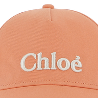 Casquette Chloé pêche brodée - Chloé E26