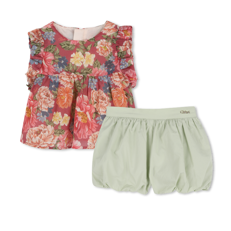 Ensemble blouse et culotte bouffante babygirl Chloé E26