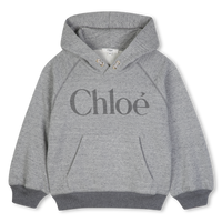 Sweat-shirt à capuche GRIS CHINE GRIS FONCE fille Cholé H26
