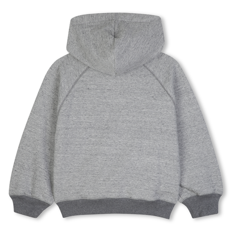 Sweat-shirt à capuche GRIS CHINE GRIS FONCE fille Cholé H26