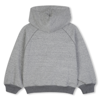 Sweat-shirt à capuche GRIS CHINE GRIS FONCE fille Cholé H26