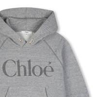 Sweat-shirt à capuche GRIS CHINE GRIS FONCE fille Cholé H26