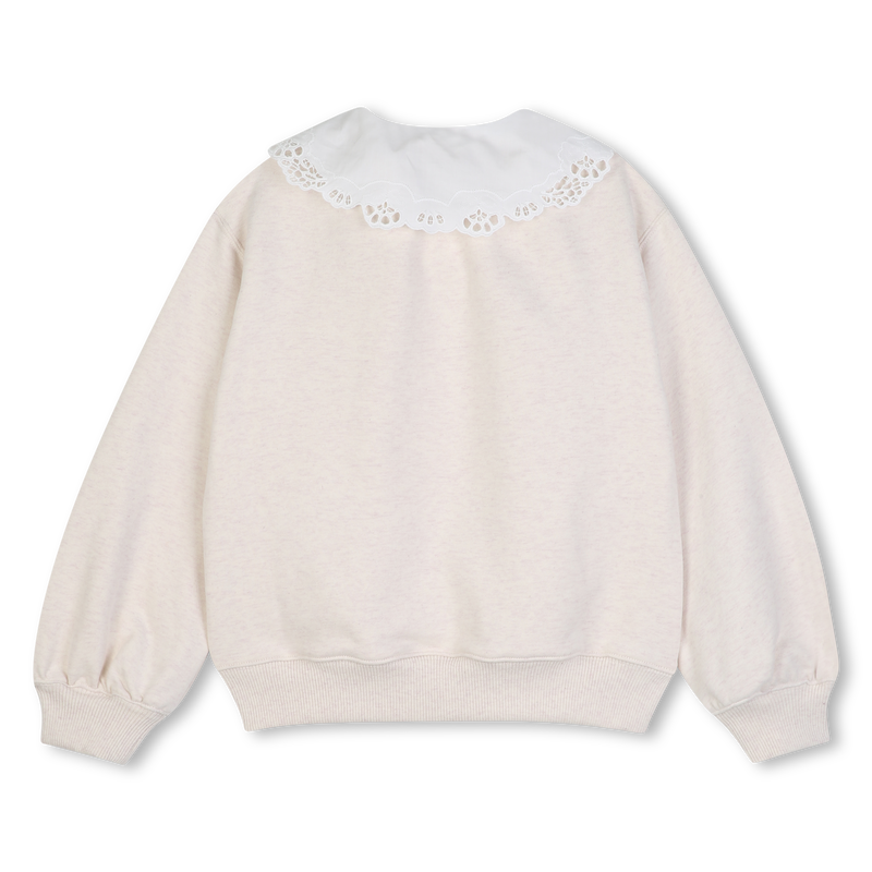 Sweat-shirt ECRU CHINE fille Cholé H26
