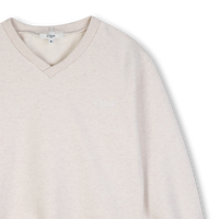 Sweat-shirt ECRU CHINE fille Cholé H26