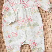 Pyjama écru imprimé fleuri  babygirl Tartine et Chocolat E25