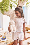 Peluche Odilon le chaton écru 25 cm Tartine et Chocolat