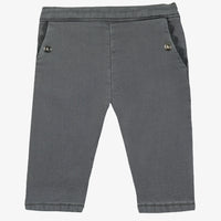 Pantalon Gris moyen coton festonné babygirl Tartine et Chocolat H26