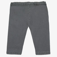 Pantalon Gris moyen coton festonné babygirl Tartine et Chocolat H26