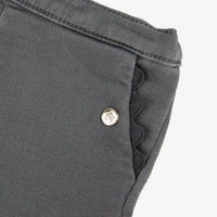 Pantalon Gris moyen coton festonné babygirl Tartine et Chocolat H26