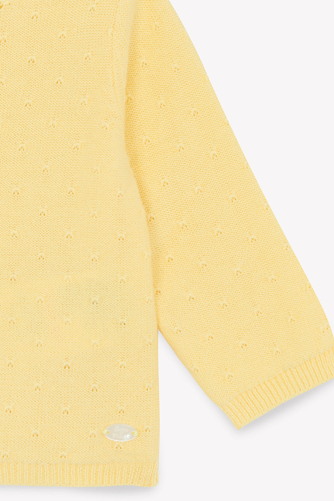 Cardigan pollen maille ajourée babygirl Tartine et chocolat E25
