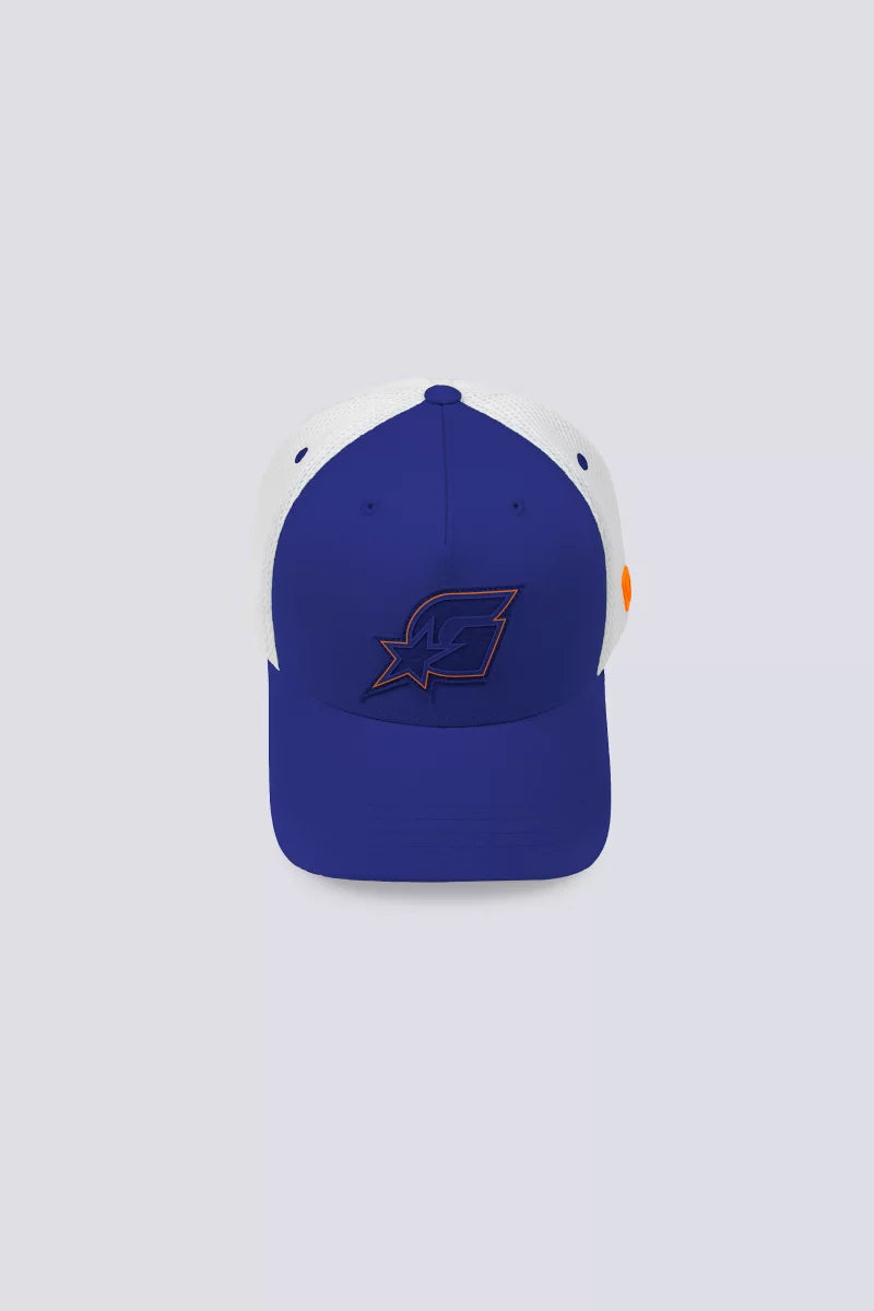 Casquette trucker patch mixte billys star saphir Gertrude E26