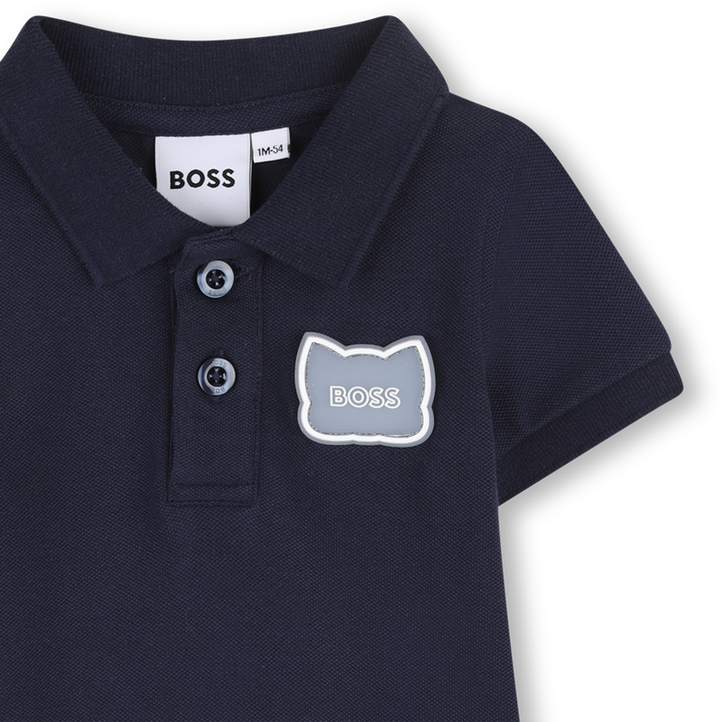 Combishort à boutons babyboy Boss E26