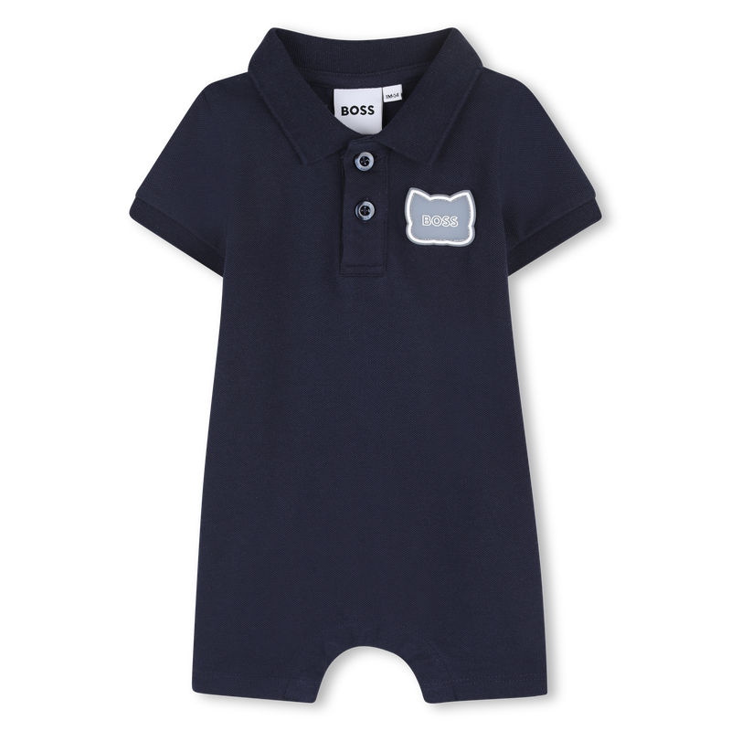 Combishort à boutons babyboy Boss E26