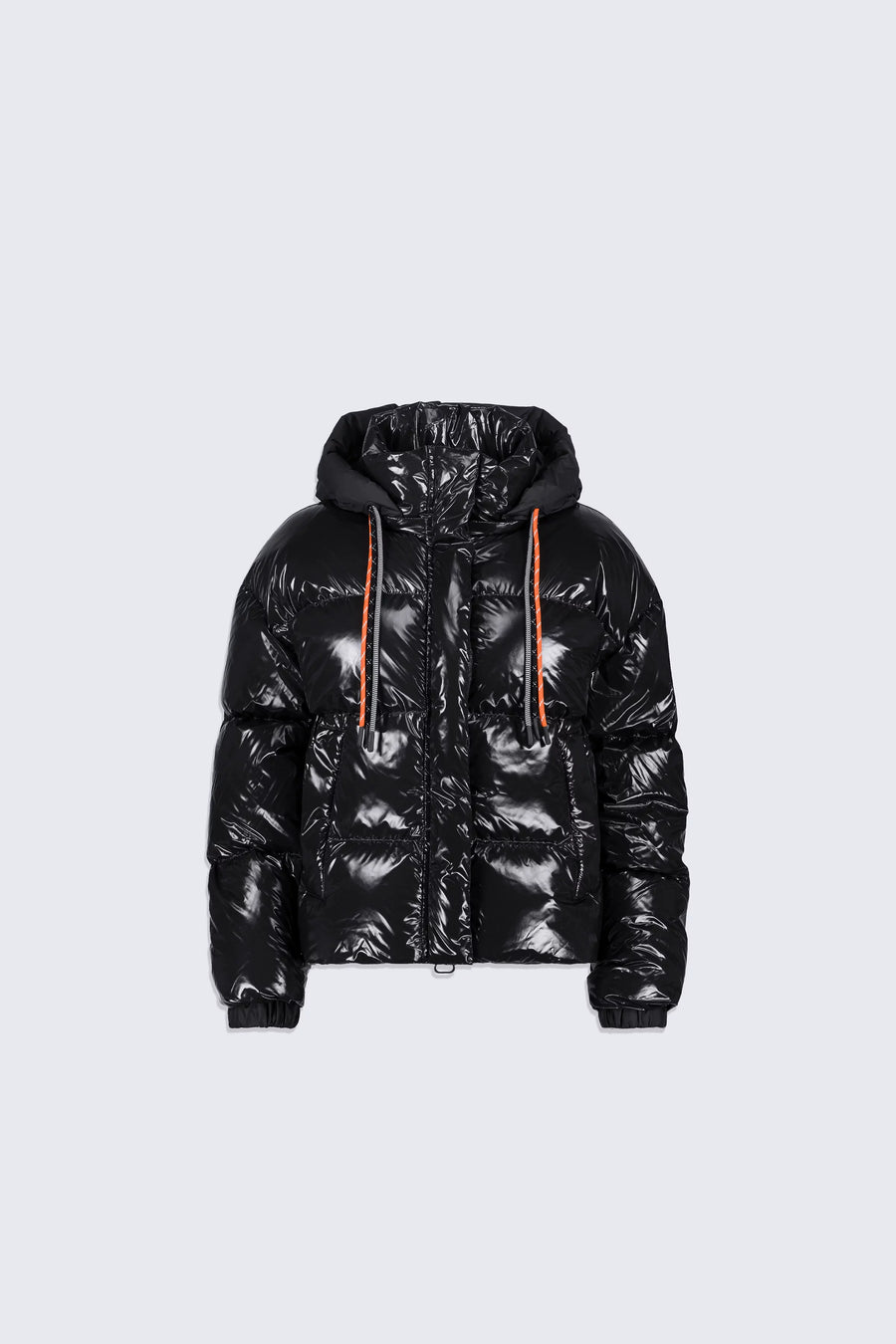 Doudoune courte brillante Lili Bright noire fille Gertrude H25