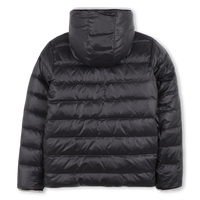 Doudoune réversible à capuche noir et sauge garçon Boss H25