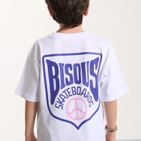 Tee-Shirt Blason mixte Bisous Skateboards E26