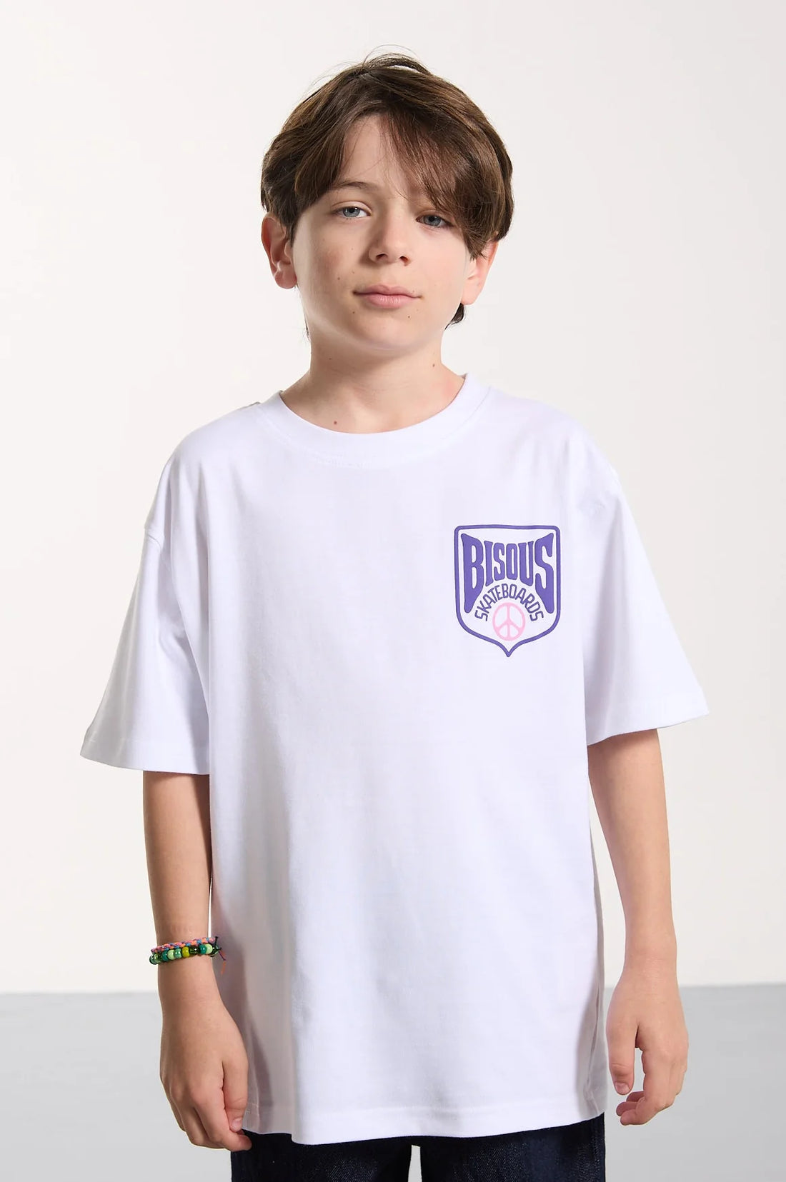 Tee-Shirt Blason mixte Bisous Skateboards E26