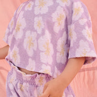 Ensemble en éponge lila fille Louise Misha E26