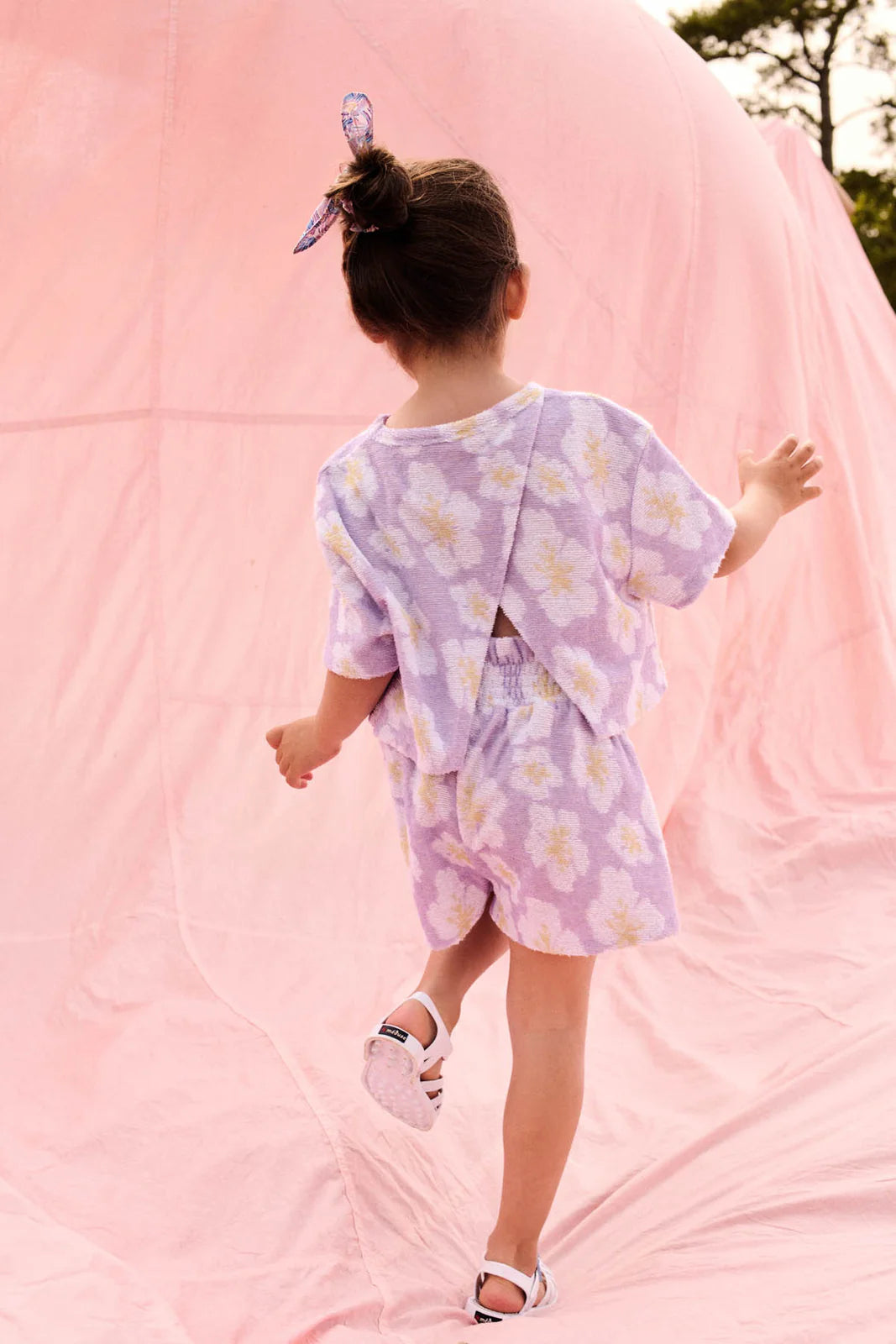 Ensemble en éponge lila fille Louise Misha E26