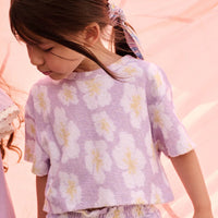 Ensemble en éponge lila fille Louise Misha E26