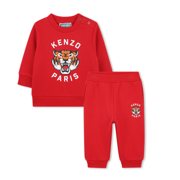 Ensemble sweat et jogging rouge unisexe Kenzo H25