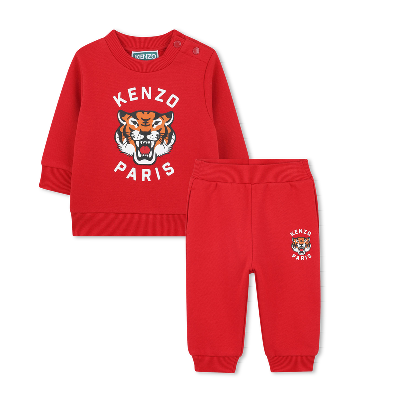 Ensemble sweat et jogging rouge unisexe Kenzo H25