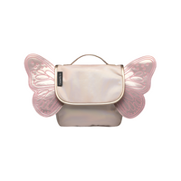 Cartable Caramel & Cie irisé rose Papillon