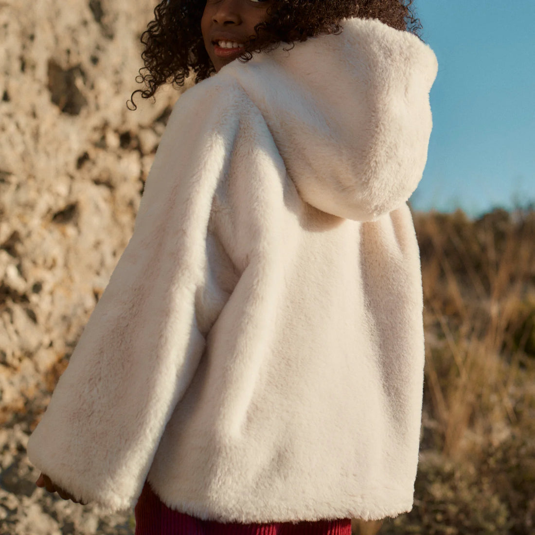 Manteau réverible Felvet fille Louise Misha H26