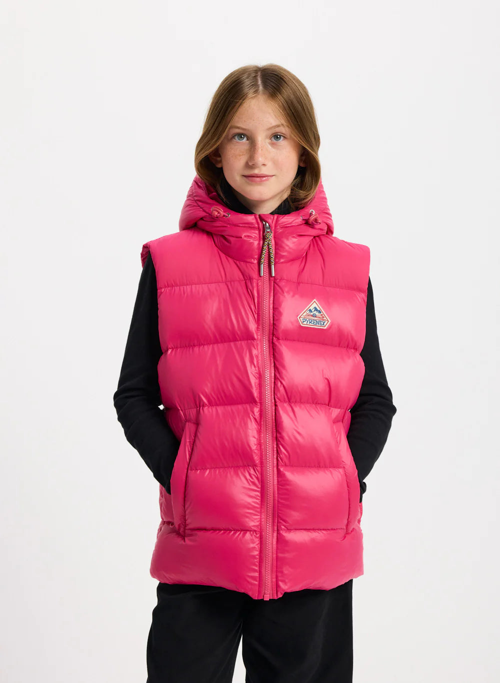 Doudoune sans manches cyclamen Pyrenex H25