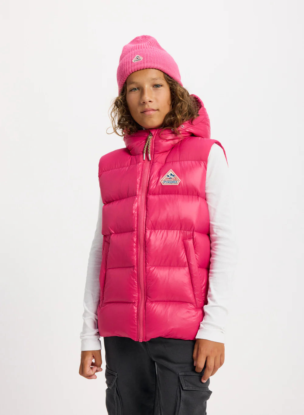 Doudoune sans manches cyclamen Pyrenex H25