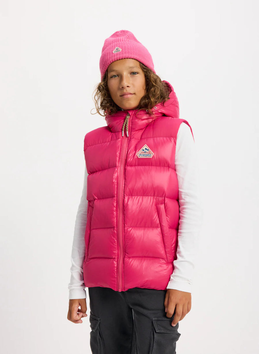 Doudoune sans manches cyclamen Pyrenex H25