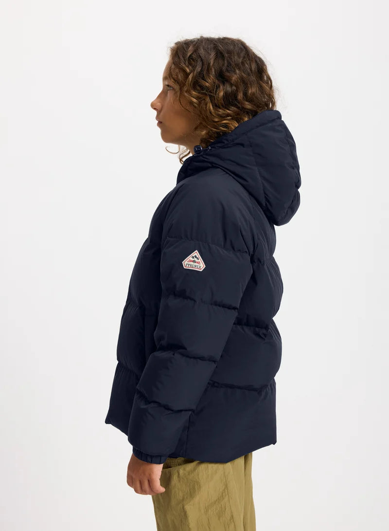 Doudoune à capuche Sten Smooth bleu foncé mixte Pyrenex H26