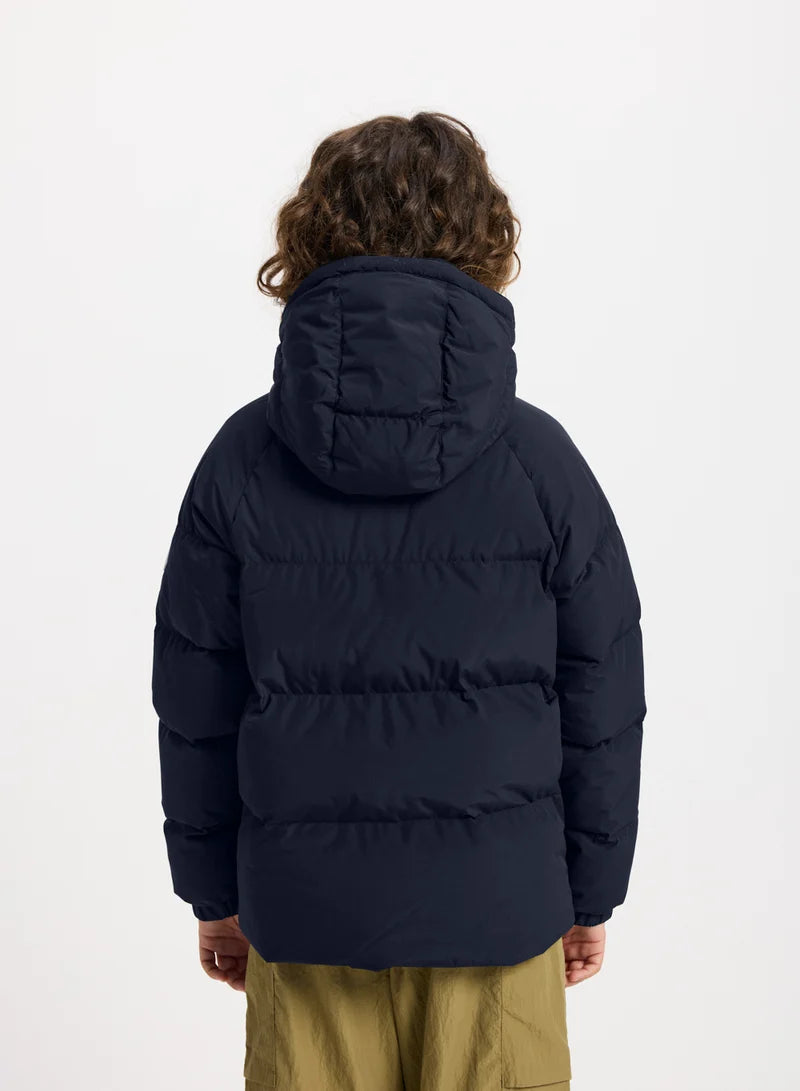 Doudoune à capuche Sten Smooth bleu foncé mixte Pyrenex H26
