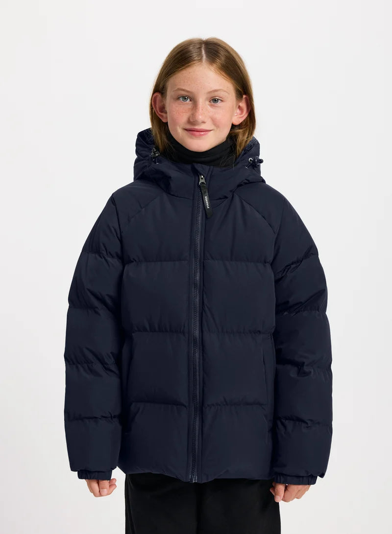 Doudoune à capuche Sten Smooth bleu foncé mixte Pyrenex H26
