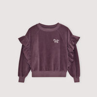 Ensemble en velours mauve Fille The New Society H25