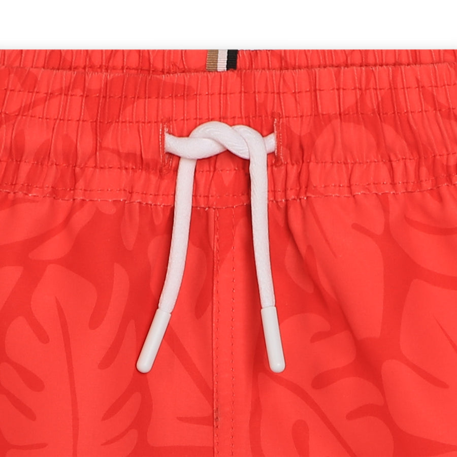 Short de bain orange vif babyboy-Hugo Boss E24