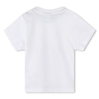 Tee-shirt Logo en coton Blanc Babyboy -Hugo Boss
